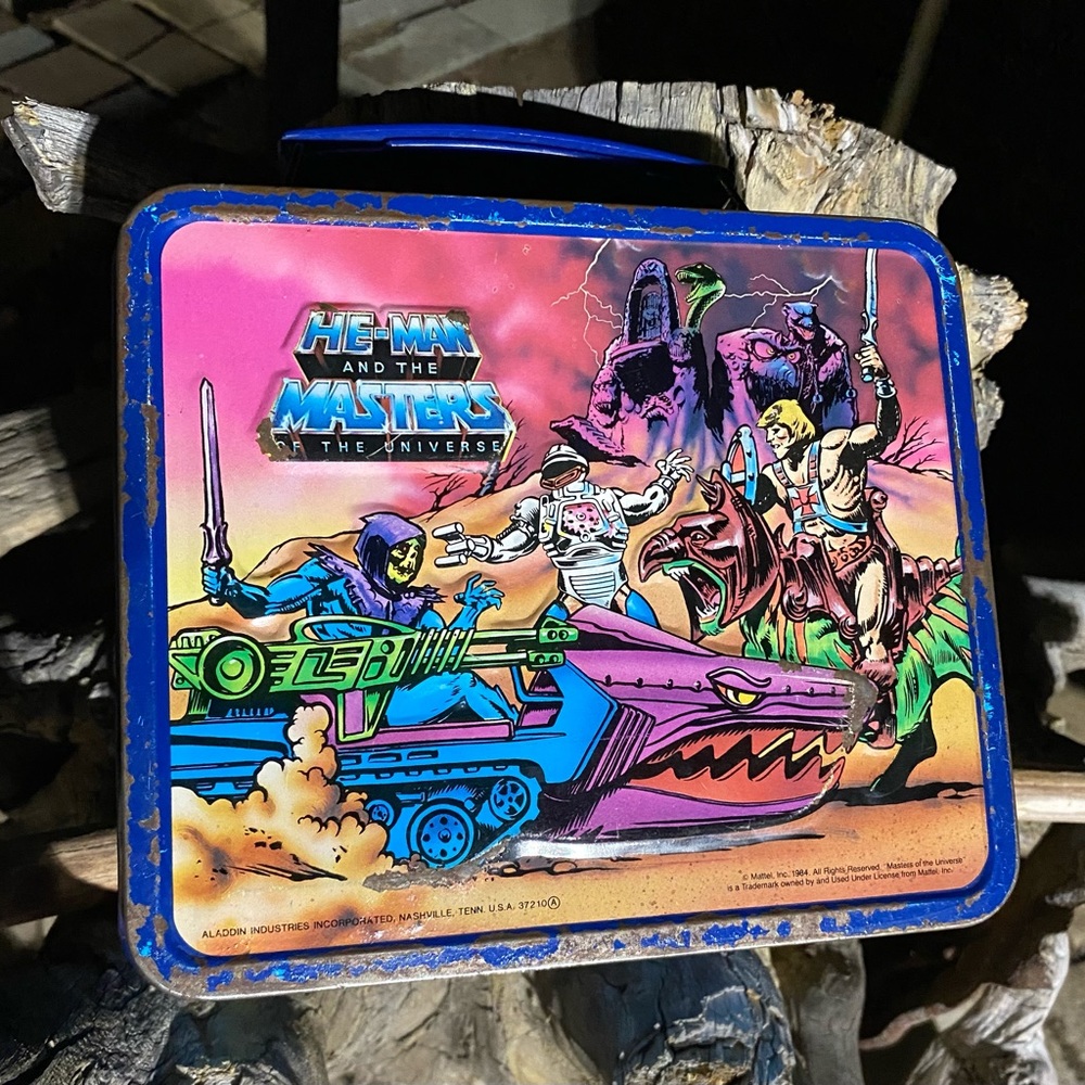 He-Man and the Masters of the Universe Vintage 1984 Metal Lunch box